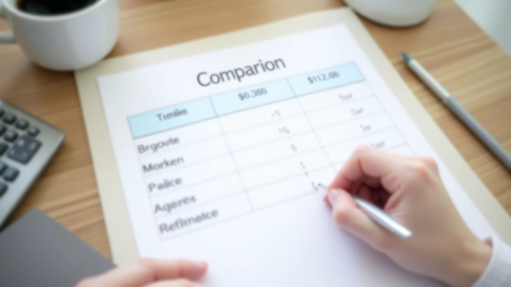 Feuille de calcul manuscrite avec colonnes de prix, dates d'engagement, vitesses de connexion, annotations à la main