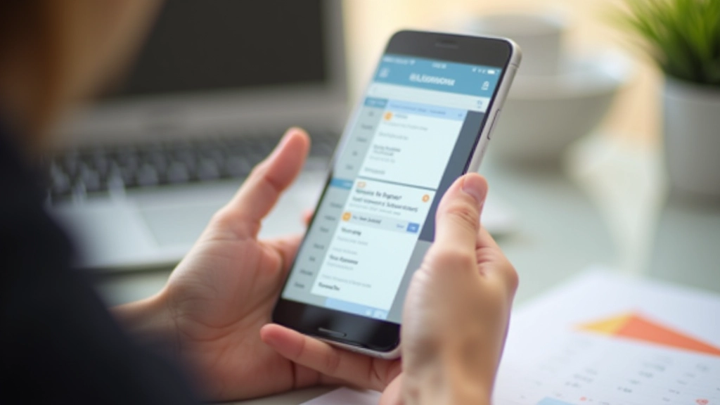Écran de téléphone affichant une application calendrier avec des événements de révision programmés